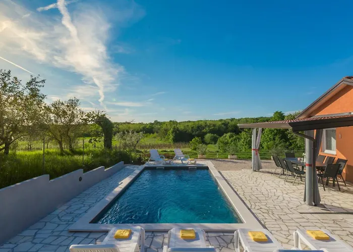 Pendolina With Pool And Grill In Umag Buroli